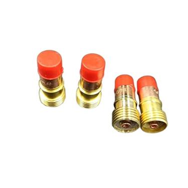 Imagem de Tocha de soldagem, 49 peças, lente a gás + copo de vidro nº 10, acessórios práticos, kit de tocha de soldagem, ferramenta de arco de argônio para kit de tocha WP TIG 17/18/26