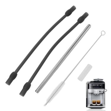 Imagem de Mangueira de Tubo de Leite para Máquina de café Totalmente Automática, Mangueira de Leite de Silicone de Grau de Alimento, Bocal de Cafeteira, Bico de Capa, Tubo de Substituição