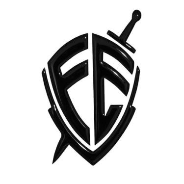 Imagem de Adesivo Resinado Escudo Da Fé Preto Carros Motos E Objetos - Marçon