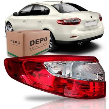 Imagem de Lanterna Renault Fluence 2010 A 2014 - DEPO, Esquerdo