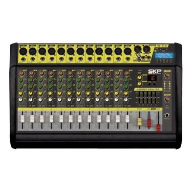 Imagem de Mesa Amplificada Skp Vz 120 Ii 12 Canais Mp3 Usb 500w Rms Bt