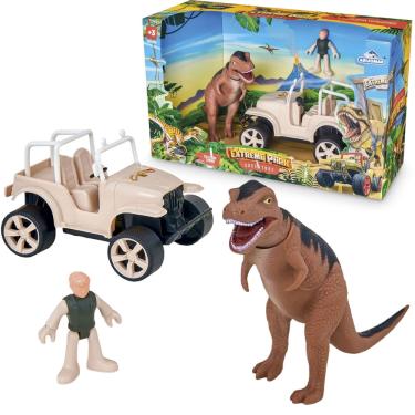 Imagem de Brinquedo Infantil Dinossauro E Jeep Extreme Park Adventure - Adijomar