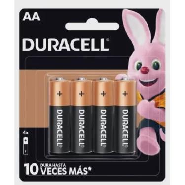 Imagem de Pilha Duracell aa Pequena Alcalina Cartela Com 4 Unidades
