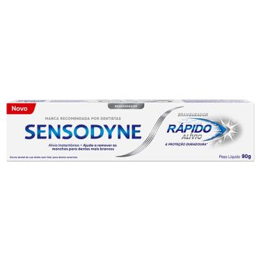 Imagem de Pasta de dente Sensodyne Rápido Alívio Branqueador Dentes Sensíveis 90g