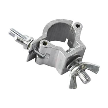 Imagem de menolana Luzes de palco Equipamento de 33 libras para o teatro Premium de serviço pesado para o grampo leve de DJ de alumínio leve, Prata de Prata de Gancho único