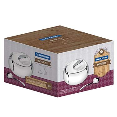 Imagem de Tramontina 64400510 Kit para Farinha Aço Inox, Prata, 13.5 cm