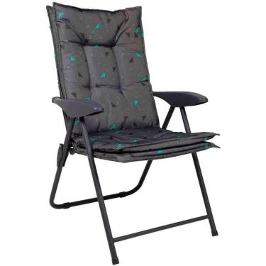 Imagem de Poltrona Estofada Camping K1 até 120kg Grafite 409201 MOR