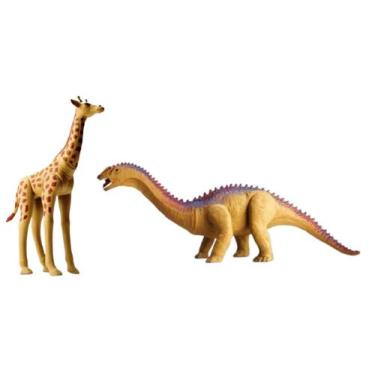 Imagem de Brinquedo Gigantes da natureza - Brauiossauro e Girafa - Silmar