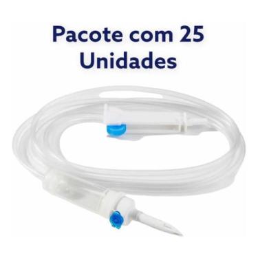 Imagem de KIT COM 25 EQUIPOS PARA BOMBA DE INFUSAO UNIVERSAL MDKMED - 2.3m 