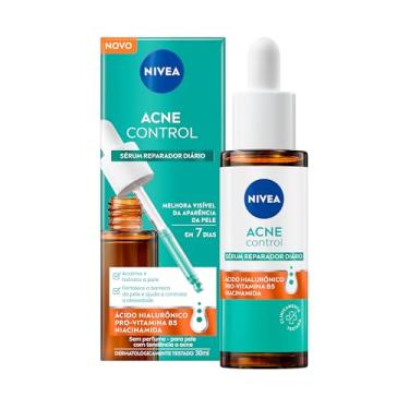 Imagem de NIVEA Sérum Reparador Diário Acne Control 30ml - Acalma, hidrata, fortalece a barreira da pele e ajuda a controlar a oleosidade