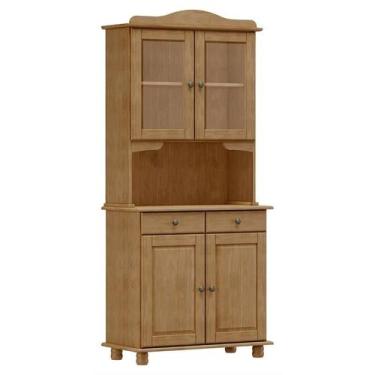 Imagem de Cristaleira 4 Portas Rubi Madeira Maciça Freijo - FN - Finestra