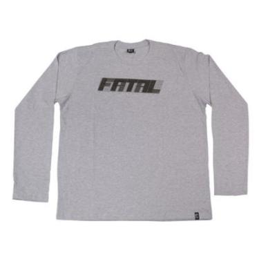 Imagem de BLUSA MANGA LONGA FEMININA E MASCULINA MESCLA FATAL-Unissex