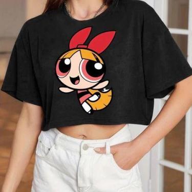Imagem de Cropped Feminino Academia 100% Agodão Meninas Superpoderosas - loja di