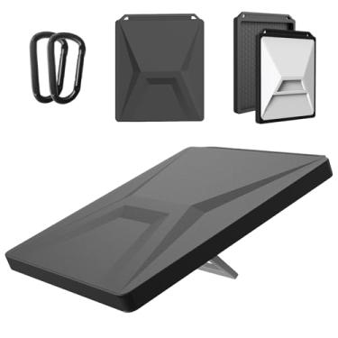 Imagem de Donano Starlink Mini capa protetora, capa de silicone para Starlink Mini, protetor antiqueda à prova de choque à prova de intempéries para atividades ao ar livre e viagens (preto)