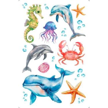 Imagem de Transfer de Imagem Small - Fundo do Mar - TIS-057 - Litoarte