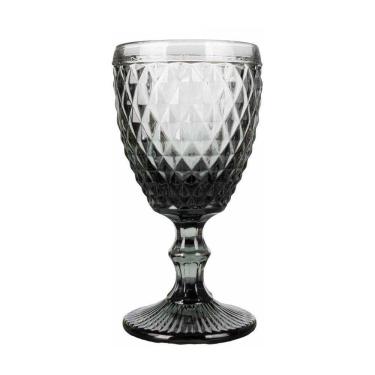 Imagem de Taça De Vidro Bico De Abacaxi Cinza 340 Ml Agata Em Casa Tem