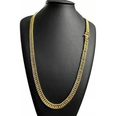 Imagem de Corrente Grumet Oca 8Mm - Banhada A Ouro 18K - Tojoia18K