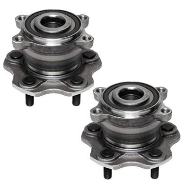 Imagem de Conjunto de rolamento e cubo traseiro TUCAREST 512388 x2 (par) compatível com Nissan Altima Maxima Murano Pathfinder Infiniti JX35 QX60 [modelos FWD; 5 cubos com ABS]