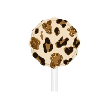 Imagem de CameCosy Capa de silicone para Apple Watch Charger 2024, linda capa protetora de TPU macio com design de leopardo marrom e antiarranhões para cabos de carregador sem fio para iWatch