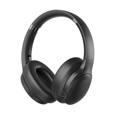 Imagem de WIWU Soundcool Headset – Fone de Ouvido Sem Fio Estéreo, Bluetooth, Over-Ear Confortável, Graves Envolventes, Microfone p/Chamadas, Ajuste Macio, Recarga USB, Cor Preto