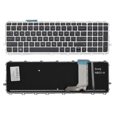 Imagem de Teclado para Notebook bringIT compatível com HP Envy 15-J000 INGLÊS IN