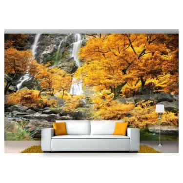 Imagem de Papel De Parede Cachoeira Natureza Mata 3D Nch161 - Você Decora