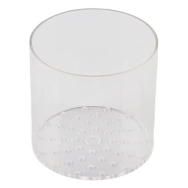 Imagem de Tampa de alimentação de coral transparente de acrílico GRCFUMO, capa de proteção de criação de recifes de coral, camarão anti -alimentação para aquário tanque de peixes (120mm)