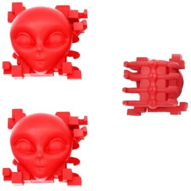 Imagem de sntxmy Estabilizador de arco para arco e flecha - Amortecedor de vibração de arco - Silenciador de membro dividido estabilizador de vibração para arco composto - 2 peças (vermelho)