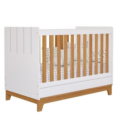 Imagem de Berço Mini Cama Biscoito Branco-nature - Permóbili Baby Branco-nature
