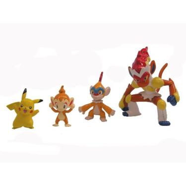 Imagem de Bandai Pokemon Evolution Series Pro Model Chimchar - Monferno - Infernape - Pikachu [Japan]