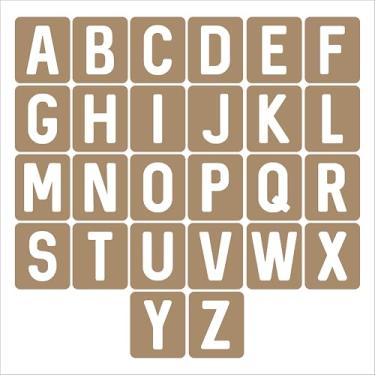 Imagem de Alfabeto Educativo em MDF com Caixa - Letras Soltas para Pintura, Desenho e Montagem para Crianças