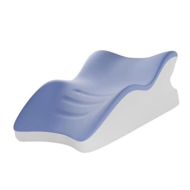 Imagem de ＫＬＫＣＭＳ Travesseiro de cunha para elevação de pernas multifuncional para cama, almofada compacta para costas, suporte para apartamento, sala de estar, Sem Travesseiro Pequeno