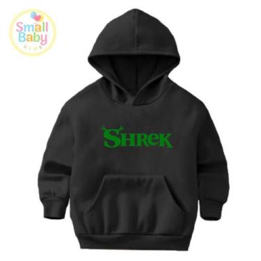 Imagem de Blusa Moletom Infantil Juvenil Shrek Filme personagem Estampado Com Ca