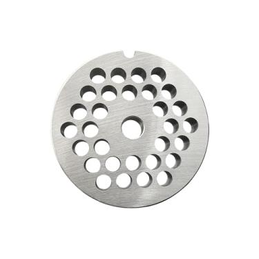 Imagem de # 22 Lâminas de disco de aço inoxidável para moedor de carne compatíveis com moedores de carne, discos de corte resistentes (placa de 5/16 furos)