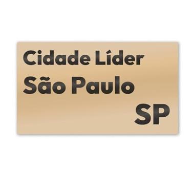 Imagem de Imã de Geladeira Cidade Líder São Paulo MDF 7cm x 4cm