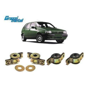 Imagem de 4 Bucha Bandeja Balança Dianteira Fiat Tipo 1995 1996 1997 - Grazzimet