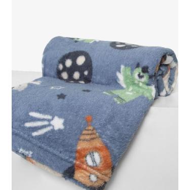Imagem de Manta Infantil Microfibra Bene Casa Azul, UN, Azul