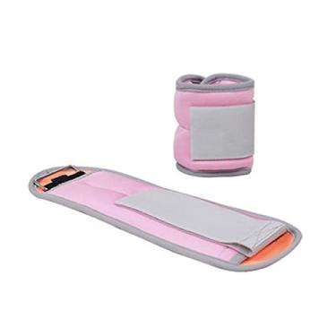 Imagem de Pesos no tornozelo, pesos de pulso para mulheres, 2 x 0,25 kg/0,5 kg de peso da perna de mão para crianças sacos de areia com braçadeira ajustável alargada de 5 cm, para corrida, ginástica, aeróbica