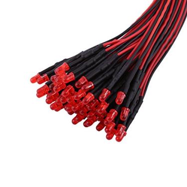 Imagem de Xixian 50pcs LEDs pré -compensados, Multicoloris Light 3/5/10mm para Iluminação de Hobby, Carro, Barco, Industrial, DIY, 20 Cm de Comprimento (3mm)