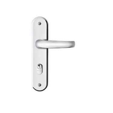 Imagem de Fechadura Externa Papaiz Mz272 40mm Espelho Cromado, Cromado