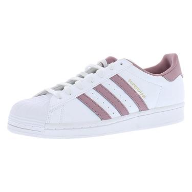 Imagem de adidas Tênis feminino Superstar W, Magic Mauve/branco puro/branco, 39