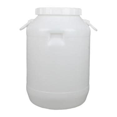 Imagem de Baoblaze Balde de barril de água com alças e abertura ampla, recipiente de armazenamento de qualidade alimentar resistente para fermentação de mel com enzimas, 30l