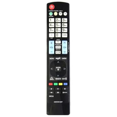 Imagem de Novo controle remoto de substituição AKB72914207 compatível com LG Plasma TV 19LE5300 32LD420 32LD450 32LD520 42LD420 42LD550 47LD650 50PJ350 55LD520 60LD550 LCD LED HDTV 22LE5300 22LE5500 26LD350 26LE5300 26LE5500