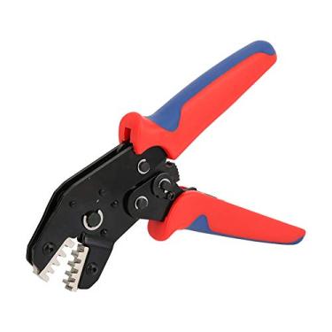 Imagem de Fafeicy Ferramenta de Crimpagem, Ferramenta de Manuseio do Botão de Pressão Ajustável para Eletricista Com Equipamento de Catraca Espessante