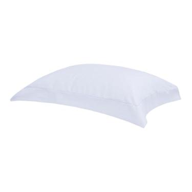 Imagem de Buddemeyer Fronha 50x70cm Cetim 300 Fios Damask Stripes 100% Algodão Penteado Cinza