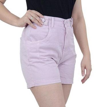 Imagem de Shorts Feminino Disparate Jeans Rosa - 4494-Feminino