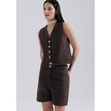 Imagem de Bermuda De Sarja Feminina Estonada Hering-Feminino