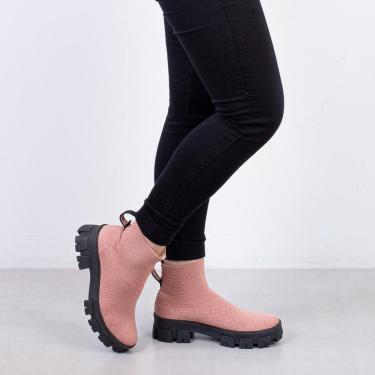 Imagem de Bota de malha feminina tratorada 206-Feminino