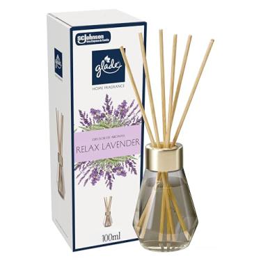 Imagem de Glade Aromatizador de Ambiente, Difusor Aroma Relax Lavender Lavanda e Sândalo, 100ml e 6 Varetas