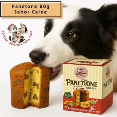 Imagem de Bolo Pet Gourmet Petisco Panetone ou Chocotone 80g - Caes - Biscottini